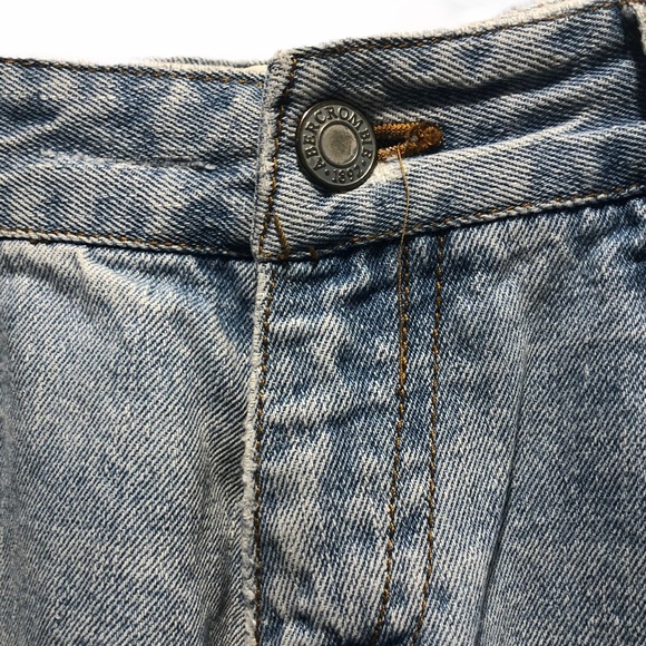 Abercrombie & Fitch Light Wash Wide Leg Cotton Jeans Size 10 - Picture 4 of 8